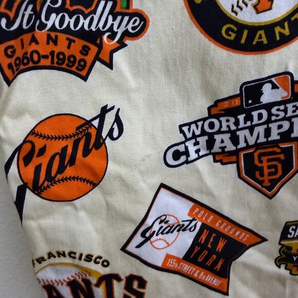 Loudmouth San Francisco Giants Pants 36 37x31 Cream Multi MLB NY Giants AOP Golf - Picture 9 of 9